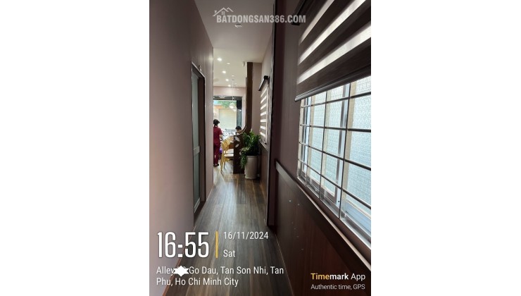 Cho thuê nhà 2 mặt tiền Gò Dầu 105m² -NGANG 5M - KHU DỊCH VỤ SẦM UẤT